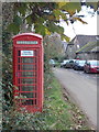 Fifehead Neville: the telephone box