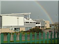 Rainbow over West Exe Technology College