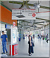 Concourse of North Greenwich station, 2006