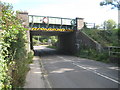 Allbrook: South Western Main Line railway bridge