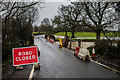 TQ2347 : Flanchford Bridge - Christmas 2013 floods by Ian Capper