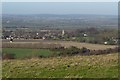 Ivinghoe village from Pitstone Hill