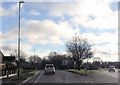 Monkmoor roundabout from Woodcote Way