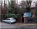 Electricity substation on the corner of Osborne Road and Malthouse Lane, Pontypool