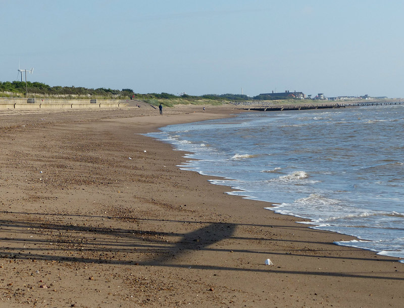 View north along Skegness Beach © Mat Fascione :: Geograph Britain and ...