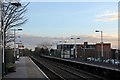 Looking south, Neston railway station