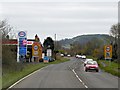 ST3454 : A370, Esso Service Station at Lympsham by David Dixon