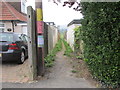 Twitten leading to River Adur