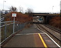 From platform 2 to platform 1 at Llansamlet railway station, Swansea