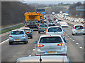 The M1 northbound towards junction35