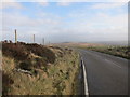 Moorland roadway scenery