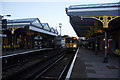 Train arriving at Birkdale Station