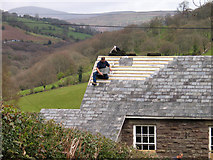 SO2820 : Re-roofing at Forest Coal Pit by Trevor Littlewood