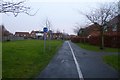 Cycle path in New Earswick