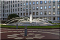 Fountain in Office Building Entrance, Waterloo, London SE1