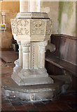 TF7904 : All Saints, Cockley Cley - Font by John Salmon