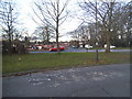 Roundabout on Uxbridge Road and Rowlands Avenue