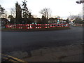 Roundabout on Uxbridge Road, Harrow Weald