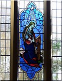 TQ4136 : Stained glass window, St. Dunstan's, Ashurst Wood by nick macneill