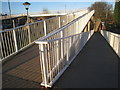 Footbridge zig-zag