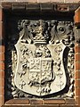 Coat of arms on a house in Suffolk Road, CO10