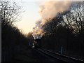 TL1697 : Steaming away from Orton Mere station by Paul Bryan