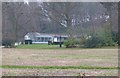 Coworth Park spa building from public footpath