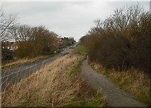 TA0684 : Old road alignments, Osgodby Hill by Christopher Hall