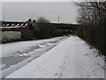 SP0990 : Snowy way to Fazeley - Aston, Birmingham by Martin Richard Phelan