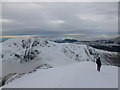 NN6218 : On the summit ridge of Ben Vorlich by Alan O'Dowd