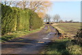 Farm track near The Elms