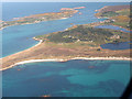 SV8914 : Aerial view of Tresco after take off from St. Marys by Martin Southwood