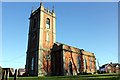 SJ4146 : St. Deiniol's Church, Worthenbury by Jeff Buck