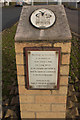 Commemorative Plaque, Scott Hall Road Guided Bus Lane