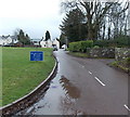 Road along the southern edge of the village green, Devauden