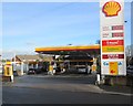 Shell Filling Station - viewed from Finkin Lane