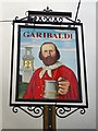 Pub sign: The Garibaldi, Bourne End