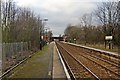 Along the platform, Hough Green railway station