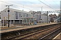 Platform and fitness centre, Mossley Hill railway station