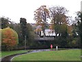 Viewing deck above the Bann in Solitude Park