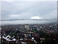 TV5999 : St. Mary's Church, Eastbourne, on a foggy morning by PAUL FARMER