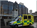 Ambulance in Guildhall Square