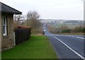 The A697 heads north