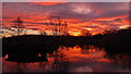 SE2099 : Sunrise, Brompton Lakes by wfmillar