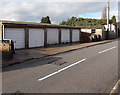 Lockup garages, Pontymason Lane, Rogerstone, Newport