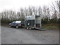 Horsebox, parked near Thornemead