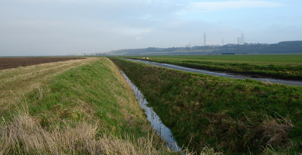 Ditch and road off Ness Lane © Trevor Littlewood :: Geograph Britain ...