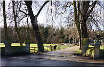 SK2267 : Entrance gateway, Haddon House, Bakewell by Peter Barr