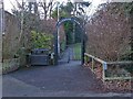 SU8462 : Owlsmoor Park entrance by Alan Hunt