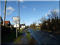 Shripney Road at Shripney looking north on the northbound carriageway